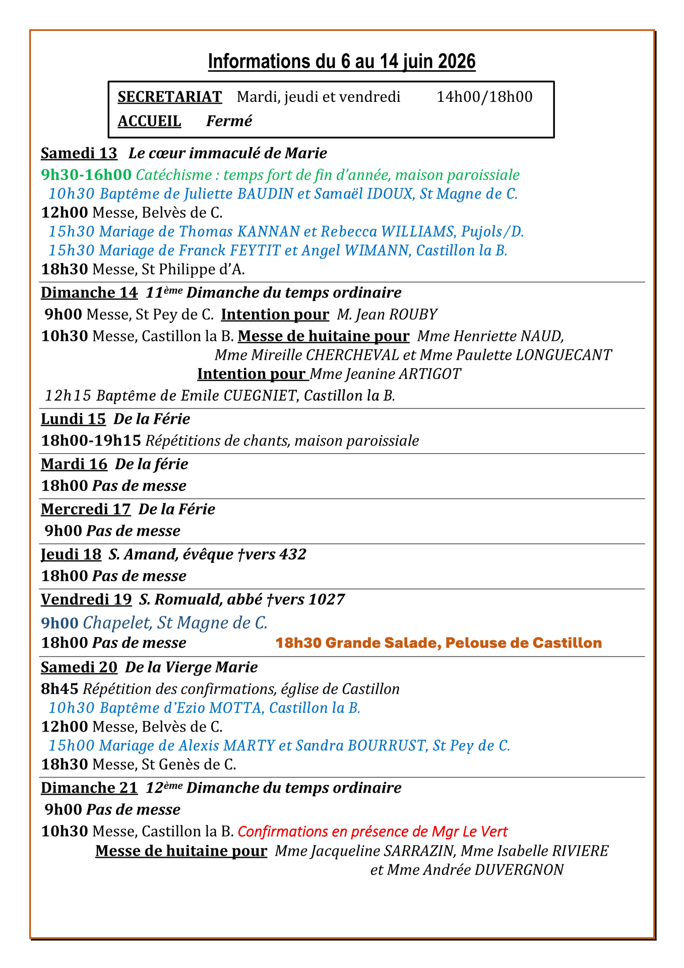 Annonces 13j