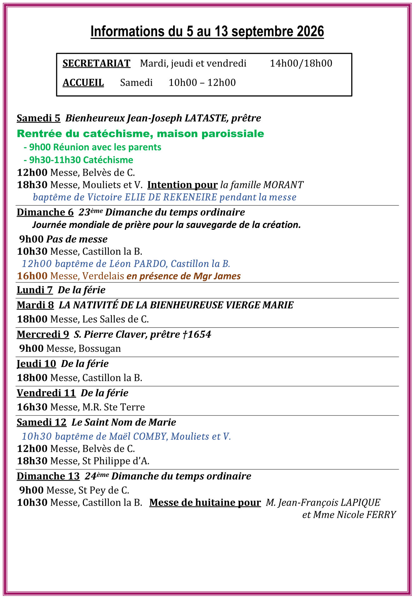Annonces 6s
